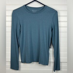 Jones New York Blue Long Sleeve Top